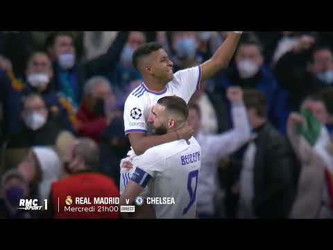 bande annonce Champions League aller : Real Madrid vs. Chelsea sur RMC Sport 1