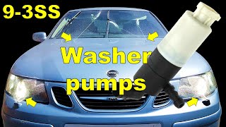 Saab 9-3 Windscreen Washer Pump Replacement | Saab 9-3 Common Problems