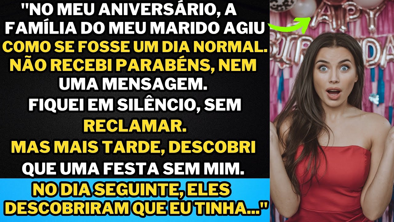 "Quando a família do meu marido ignorou meu aniversário e comemorou sem mim... mas eu fiz eles..."
