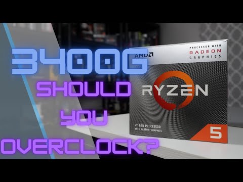 Ryzen 5 3400G Overclocking, is it worth it? Benchmarks!