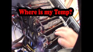 NHOS NiceHash OS not showing temp load or fan RPM fix solution No Temperature Load Fan RPM