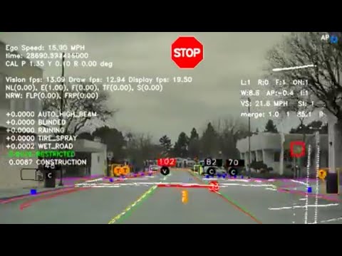 This is how tesla autopilot sees on road!