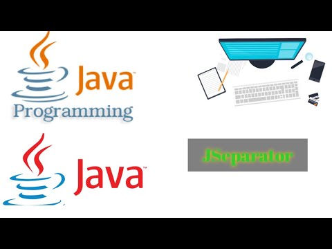 Jseparator In Java Jseparator In Java Using Swing