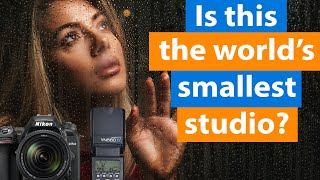 I shot these portraits in the world's smallest studio... Possibly!!
