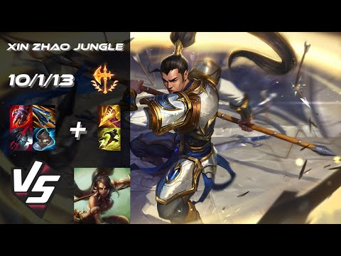 JUNGLE Xin Zhao vs Nidalee - EU Challenger Patch 25.S1.8