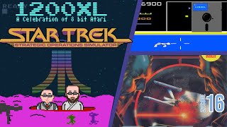 Star Trek Strategic Operations Simulator - 1200XL: A Celebration of 8 Bit Atari Gaming 16