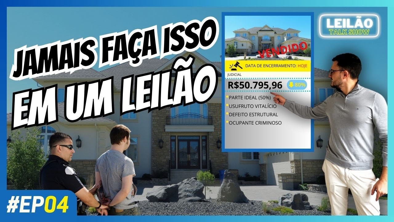 O MAIOR ERRO DOS LEILÕES DE IMÓVEIS  l Victor Oliveira e Vinicius - Ep. #04