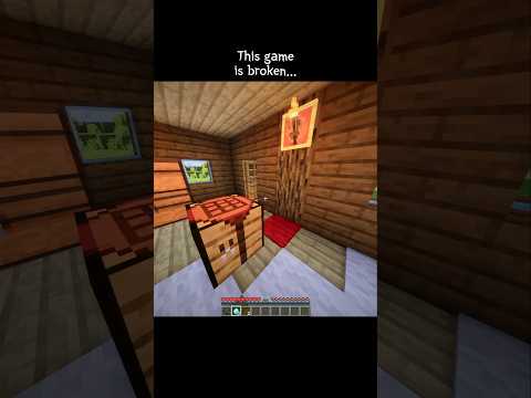 This game is broken... 💀 #minecraft #shorts #summeronshorts
