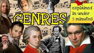 ALL the genres of Classical Music - Explained in 5 minutes