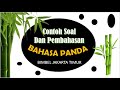 Soal Latihan Bahasa Panda Untuk UTBK