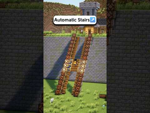 Minecraft: Automatic Stairs↗️