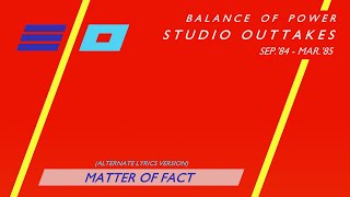 Matter Of Fact (Alternate Lyrics Version) | Electric Light Orchestra