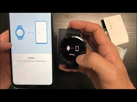 Honor Magic Watch 2 Unboxing and Language Setting from Paired Phone with Huawei Health App Installed