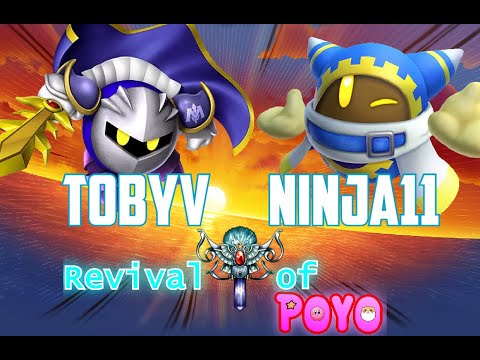 ninja11 (Magolor/Bell) vs TobyV (Meta Knight/Yo-Yo) - Kirby Fighters 2 - Revival of Poyo