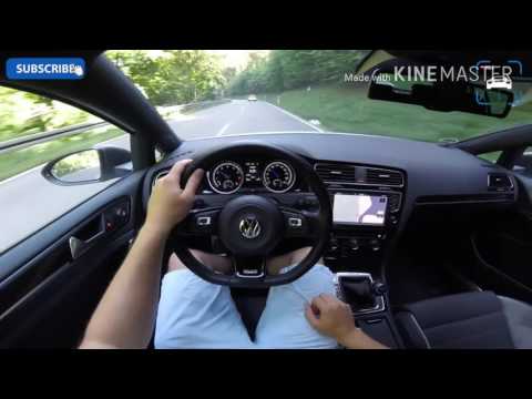Golf Mk 7  R test drive 373HP (full HD) 😍