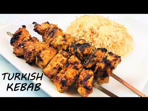 TURKISH CHICKEN KEBAB | HOW TO MAKE BEST GRILLED CHICKEN KEBAB