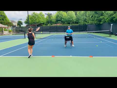 GREAT TENNIS DRILL (figure 8)