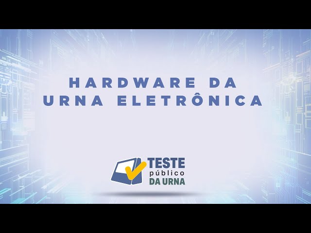 Hardware da urna eletrônica