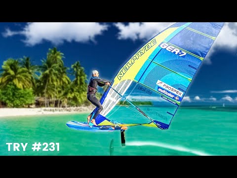 ⚡️ Learning the FOIL TACK in one day. Did I make it?