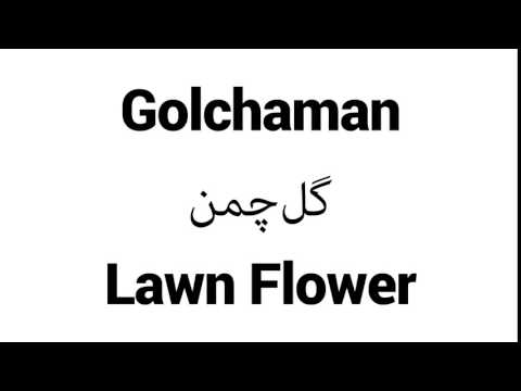 How to Pronounce Golchaman! - Middle Eastern Names