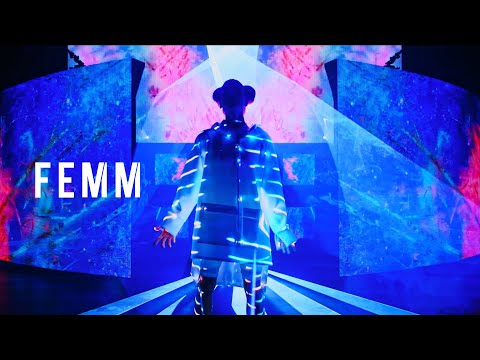 FEMM 'Falling For A Lullaby' Official Music Video with laser show thumbnail