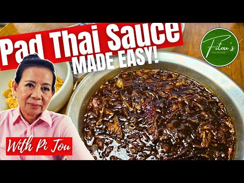 The EASIEST & BEST Pad Thai SAUCE You'll EVER Need