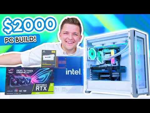 Epic $2000 13700K Gaming PC Build! [Full RTX 3080 Build Guide w/ Benchmarks!]