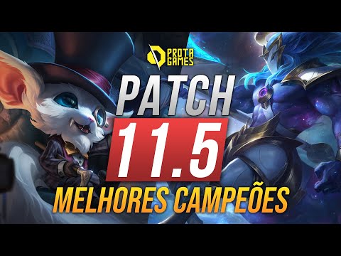 OS 10 MELHORES CAMPEÕES PARA SUBIR DE ELO NO 11.5 - LEAGUE OF LEGENDS