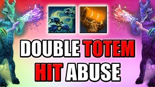 Invisible Double Enchant Totem Hit Abuse [Interesting Dota 2 Mechanics] Ability Draft