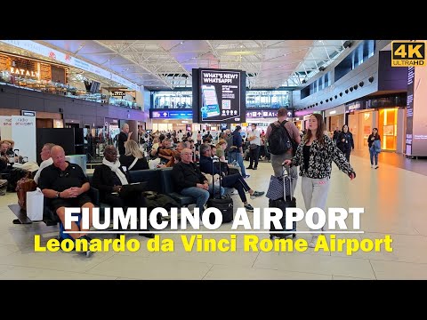 Explore walk Fiumicino Airport❗Leonardo da Vinci Rome Airport - FCO [Aeroporto di Roma] - Italy