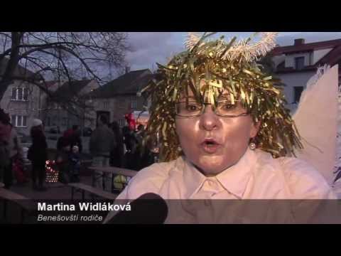 Dolní Benešov - Mikulášení na rynku www.TelevizeHlucinsko.cz Česká republika