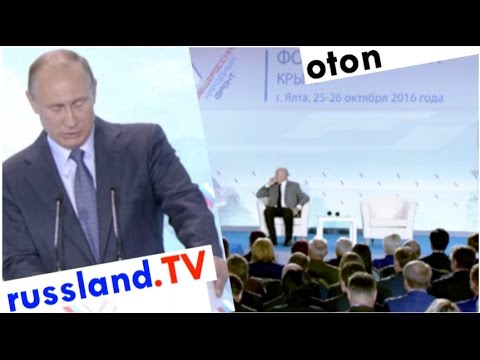 Putin auf der Krim auf deutsch [Video]