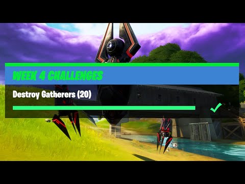Destroy Gatherers (20) All Locations - Fortnite Week 4 Challenges
