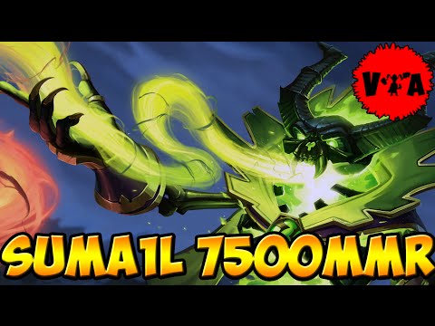 Dota 2 - Suma1L 7500 MMR Plays Pugna vol #1 - Ranked Match