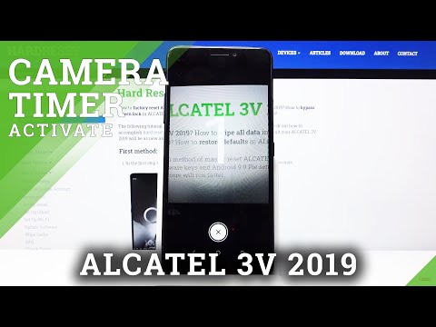 How to Set Camera Timer in ALCATEL 3V 2019 – Find Countdown Options