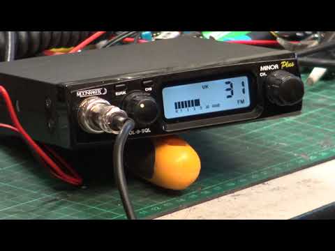 Moonraker Minor Plus CE MultiNorm FM CB radio (mobile) - On The Air test