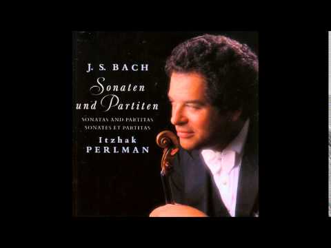 Itzhak Perlman Bach Sonata No.1 in G minor BWV 1001