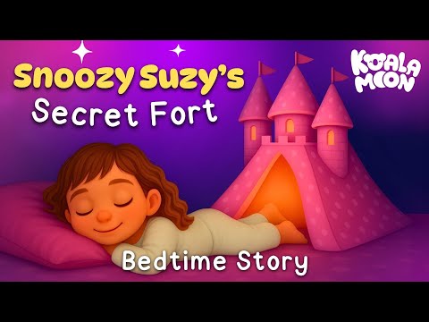 😴 Suzy Builds a Secret Fort 🏰 Calming Bedtime Story for Kids 🌙 Koala Moon