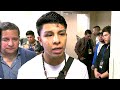 JAIME MUNGUIA IMMEDIATE REACTION AFTER KNOCKING OUT JIMMY KELLY