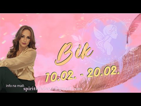 Bik ♉ 10.02.-20.02. 🧐 Znate vi sve, ajmo! 💝