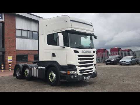 New In Stocklist For Sale: SCANIA R450 TOPLINE EU6 6X2 TRACTOR UNIT 2015 WR64 VPU