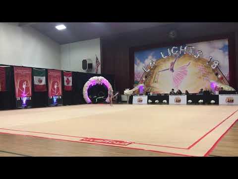 Hopkins-Wilkins Lenox (USA) - 12.6 - Ribbon - Level 10 Junior - LA Lights 2018