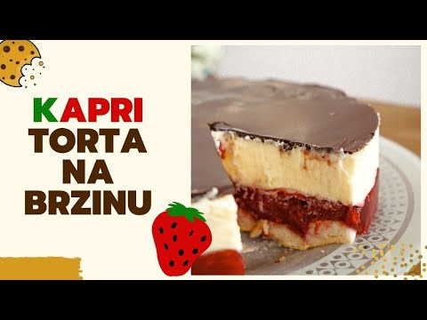 KAPRI TORTA bez PEČENJA I Capri cake | cook bake decorate