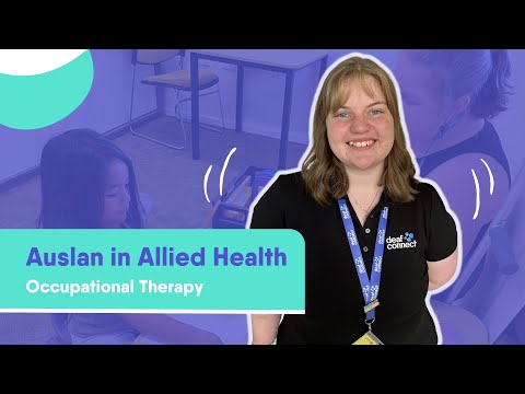 How to Sign Occupational Therapist in Auslan