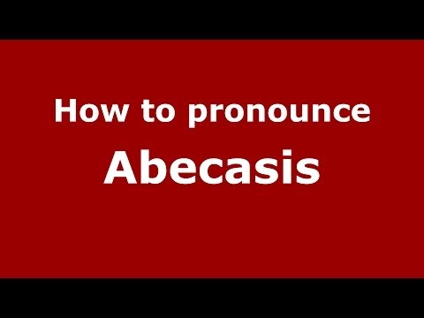 How to pronounce Abecasis (Spanish/Argentina)  - PronounceNames.com