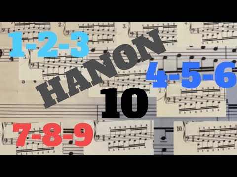 Hanon 1-10. The Virtuoso Pianist in 60 Exercises. Daily Practice.
