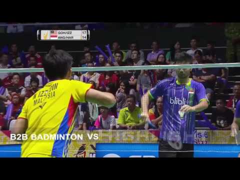 Badminton 2017 MalaysiaMaster Final Berry Angriawan Hardianto Hardianto vs Goh Sze Fei Izzuddin Nur
