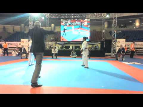 Karate1 PL, Istanbul 2012 - Kumite female -55 FINAL - Kumizaki vs Yenen