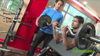 How to do Barbell Curl Video | Bicep Exercise Barbell Curl