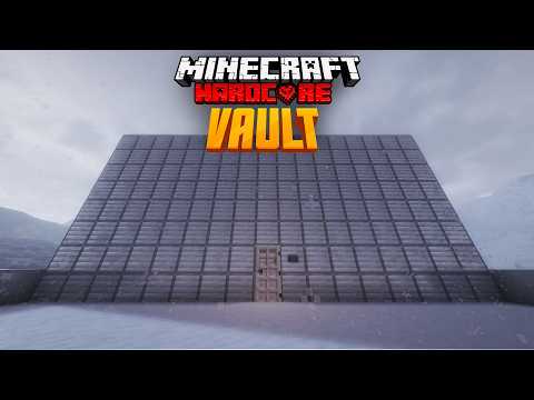 I Conquered Nuclear Winter In a Vault In Hardcore Minecraft | Cortisol Edition